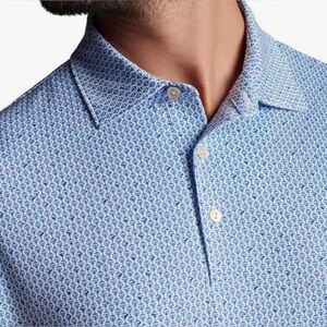 Peter Millar Shaken Not Stirred Martini Polo Size Medium NWT